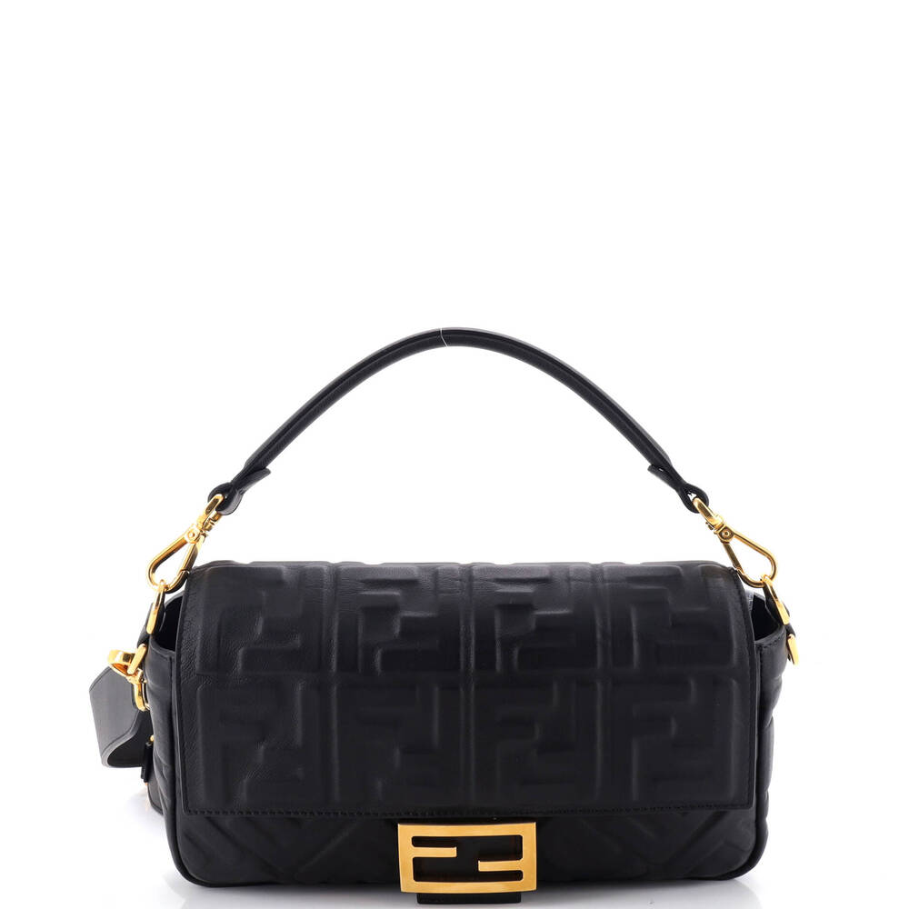 Fendi Baguette Nm Bag Zucca Embossed #260919F24B